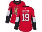 Women Adidas Ottawa Senators #19 Jason Spezza Red Home Authentic Stitched NHL Jersey