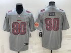 Nike 49ers #80 Jerry Rice Gray Atmosphere Fashion Vapor Limited Jersey