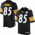 Mens Nike Pittsburgh Steelers #85 Xavier Grimble Limited Black Team Color NFL Jersey