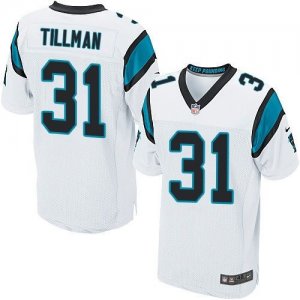 Nike Carolina Panthers #31 Charles Tillman white Jerseys(Elite)