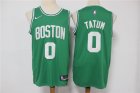 Celtics # 0 Jayson Tatum Green Nike Diamond 75th Anniversary City Edition Swingman Jersey
