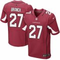 Mens Nike Arizona Cardinals #27 Tyvon Branch Elite Red Team Color NFL Jersey