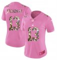 Nike Giants #13 Odell Beckham Jr. Pink Camo Fashion Women Limited Jersey