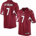 Mens Nike Arizona Cardinals #7 Chandler Catanzaro Limited Red Team Color NFL Jersey