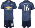 2018-19 Manchester United 16 CARRICK Third Away Soccer Jersey