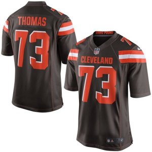 Nike Browns #73 Joe Thomas Brown Team Color Men Stitched NFL New Elite Jersey