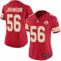 Women's Nike Kansas City Chiefs #56 Derrick Johnson Limited Red Rush NFL Jersey