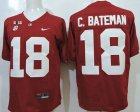 NCAA Alabama Crimson Tide #18 Cooper Bateman Red 2016 College Football Playoff National Championship Jersey