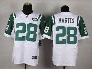 Nike new york jets #28 martin white jerseys[Elite]