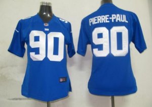 nike women nfl jerseys new york giants #90 pierre.paul blue