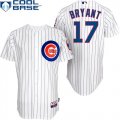 mlb jerseys chicago cubs #17 bryant white(blue strip)[lester]