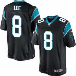 Mens Nike Carolina Panthers #8 Andy Lee Limited Black Team Color NFL Jersey