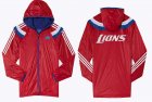 NFL Detroit Lions dust coat trench coat windbreaker 16
