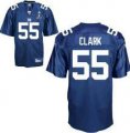 New York Giants #55 Clark Authentic 2012 Super Bowl XLVI Blue