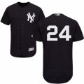 Mens Majestic New York Yankees #24 Gary Sanchez Navy Blue Alternate Flexbase Authentic Collection MLB Jersey
