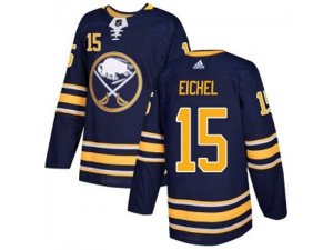 Youth Adidas Buffalo Sabres #15 Jack Eichel Navy Blue Home Authentic Stitched NHL Jersey