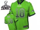 2015 Super Bowl XLIX Nike Seattle Seahawks #18 Sidney Rice Green Jerseys(Elite Drift Fashion)