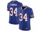 Nike Buffalo Bills #34 Thurman Thomas Vapor Untouchable Limited Royal Blue Team Color NFL Jersey