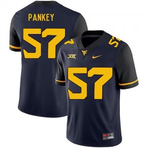 West Virginia Mountaineers 57 Adam Pankey Navy College Football Jersey