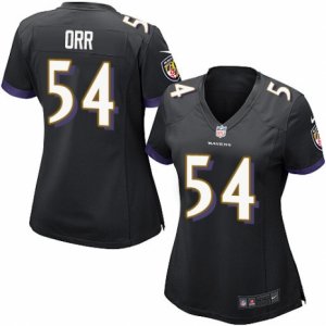 Women\'s Nike Baltimore Ravens #54 Zach Orr Limited Black Alternate NFL Jersey