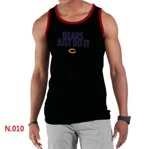 Nike NFL Chicago Bears Sideline Legend Authentic Logo men Tank Top Black 3