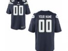 Men's Nike San Diego Chargers Customized Game Team Color Jerseys (S-4XL)