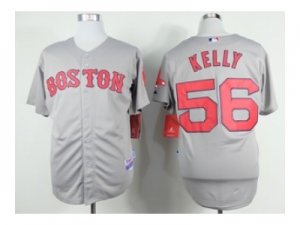 mlb jerseys boston red sox #56 kelly grey