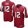 Mens Nike Atlanta Falcons #12 Mohamed Sanu Game Red Team Color NFL Jersey