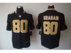 Nike New Orleans Saints #80 Jimmy Graham Black[Limited]Jerseys