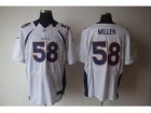 Nike NFL Denver Broncos #58 Von Miller White Elite jerseys