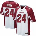 Mens Nike Arizona Cardinals #24 Adrian Wilson Game White NFL Jersey