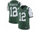 Mens Nike New York Jets #12 Joe Namath Vapor Untouchable Limited Green Team Color NFL Jersey