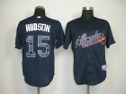 MLB Atlanta Braves #15 Hudson blue