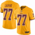 Mens Nike Washington Redskins #77 Shawn Lauvao Limited Gold Rush NFL Jersey