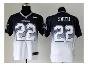 Nike jerseys dallas cowboys #22 smith blue-white[Elite II drift fashion]