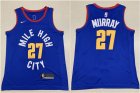 Nuggets #27 Jamal Murray Blue Nike Swingman Jersey