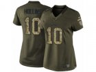 Women Nike Philadelphia Eagles #10 Mack Hollins Limited Green Salute to Service NFL Jersey