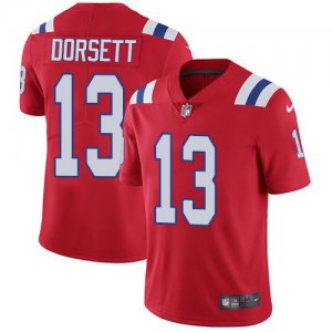 Nike Patriots #13 Phillip Dorsett Red Alternate Vapor Untouchable Limited Jersey