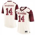 Oklahoma Sooners #14 Sam Bradford White 47 Game Winning Streak College Football Jersey