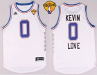 NBA Cleveland Cavaliers #0 Kevin Love White 2015 All Star The Finals Patch Stitched Jerseys