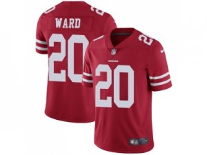 Nike San Francisco 49ers #20 Jimmie Ward Red Team Color Men Stitched NFL Vapor Untouchable Limited Jersey