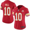 Women's Nike Kansas City Chiefs #10 Tyreek Hill Limited Red Rush NFL Jersey