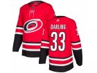 Men Adidas Carolina Hurricanes #33 Scott Darling Red Home Authentic Stitched NHL Jersey