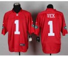 Nike new york jets #1 vick red jerseys[Elite]