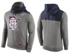 Mens Minnesota Twins Nike Gray Cooperstown Collection Hybrid Pullover Hoodie