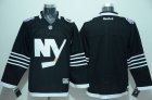 New York Islanders Blank Black Alternate Stitched NHL Jersey