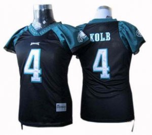 women philadelphia eagles 4 kolb jersey black