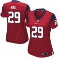 Women's Nike Houston Texans #29 Andre Hal Limited Red Alternate NFL Jersey