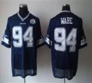 Nike Cowboys #94 DeMarcus Ware Navy Blue With Hall of Fame 50th Patch NFL Elite Jersey