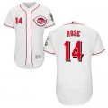 2016 Men Cincinnati Reds #14 Pete Rose Majestic White Flexbase Authentic Collection Player Jersey